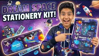 Dream Space Theme Stationery Set for Kids 🚀✨ | School Stationery Kit | 