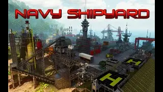 Ark Survival Ascended - SuperDooM's Armada Navy Shipyard