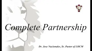 Complete Partnership (Part 1) &ndash; JPN