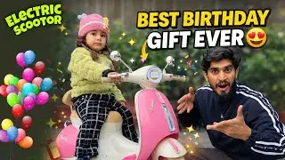 Electric Scooter For Kids || Best Gift For Kids🎁|| Baybee Vintage Battery Operated Bike for Kids