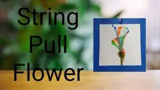 How to make an easy string pull flower? | string Pull flower painting| Art n Art