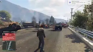Highway blockade
