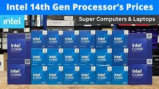 Intel 14th Gen Processors Prices in India | Super Computers & Laptops  #intel14thgen