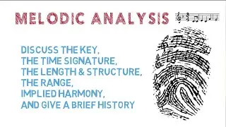 melodic analysis 2