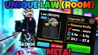 *UNIQUE* EVOLVED MAX LEVEL LAW (ROOM) SHOWCASE ON ANIME ADVENTURES!