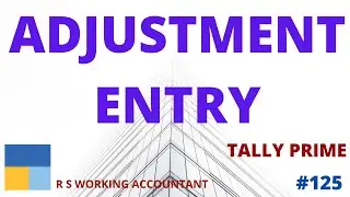 How To Do Adjustment Entry In Tally Prime | Adjust Debtors Balances in Tally Prime