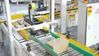 A fully automated packaging line with zero human intervention.