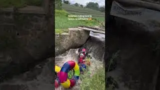 Fun Tubing#shorts #shortvideo #tubing #batutubing #funtubing #adventure #wakjonadventure #wakjontour