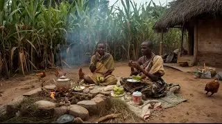 Simple Joys of African Village Life | A Couple’s Peaceful Traditional Breakfast on the Farm