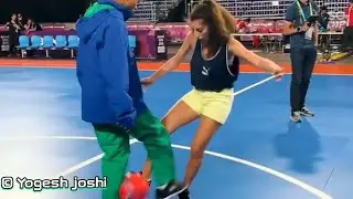 Paul Pogba Vs Lisa Zimouche● World Panna Female Champion ● Freestyle