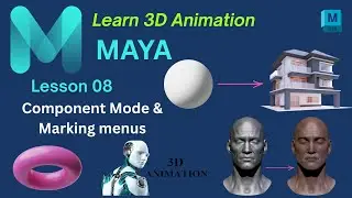 |Learn 3D Animation |Lesson 08| Maya Autodesk complete course|