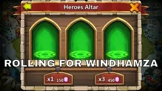 Castle Clash Rolling for WindHamza! 48 Chests for Arctica!