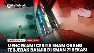Mencekam! Cerita Enam Orang Terjebak Banjir di SMAN 21 Bekasi, Sagino : Penuh Kepanikan