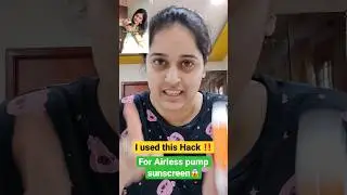 😱TRYING AIRLESS PUMP BOTTLE HACK😂😍