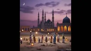 &ldquo;Tiny People Searching for the Eid Crescent | Magical Eid Celebration Outside the Mosque&rdquo;