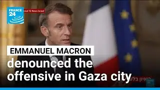 War in Gaza: Macron says that Israel is 'destroying' its 'credibility' &bull; FRANCE 24 English