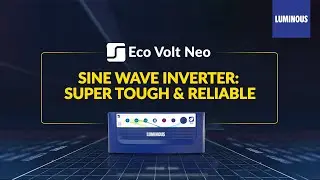 Inverter for Home - Luminous Eco Volt Neo | Tough Sine Wave Inverter | High Power Battery