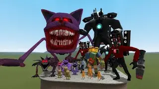 AI Brainrot Memes Bosses in Giant Pit - HORROR MEME MONSTER BATTLE / in the lava pit   Garry's mod