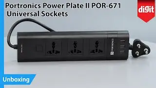 Portronics Power Plate II POR-671  Universal Sockets Unboxing