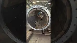 ⚙️ Ball Mill in Production | Mining & Industrial Grinding Equipment
