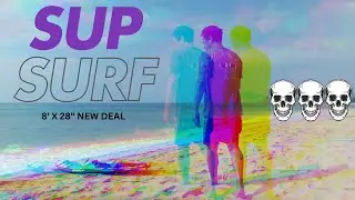 Surfing on the Infinity SUP New Deal 8' x 28