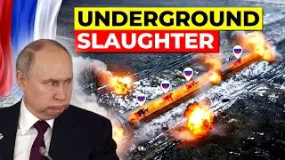 RUSSIA DESPERATE! Putin SENDS Soldiers Through TOXIC Pipelines - 70% DIE at Exits!