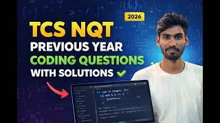 TCS NQT Previous Year Coding Questions With Solutions |  TCS Nqt coding question | Tcs preparation 