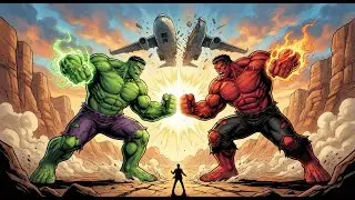 HULK vs RED HULK EPIC BATTLE! However, THOR'S Unexpected SAVE Changes Everything!