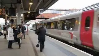 CrossCountry train Class 220 departs from York