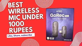 Best wireless mic under 1000 rupees! Budget friendly wireless Mic 