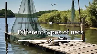 Different types of of nets| sample nets| gill net| trammel net|Beam trawl net | Chinese lift net