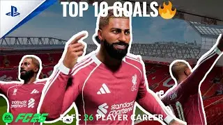Top 10 Spectacular Goals | Liverpool Player Career Mode | EA SPORTS FC 26