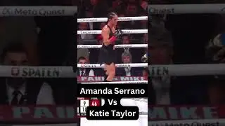 Katie Taylor Vs Amanda Serrano 2 | Fight Highlights | Serrano Cut via Headbutt
