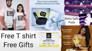Free TShirt & Gifts/ Pee Safe Reusable Pads & Raho Safe  Sanitary Pads @PEESAFE
