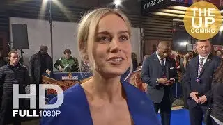 Brie Larson Captain Marvel premiere interview London