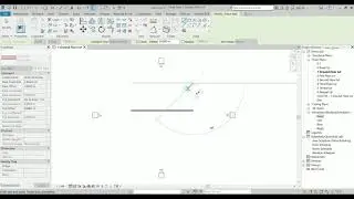 الاوامر المساعدة لرسم الجدران Revit