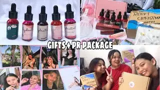 christmas haul + pr package 2020🌲 (gifts, ringlight, cosmetics, & more!) philippines