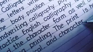 super clean Print handwriting || print handwriting practice || Escritura en ingl&eacute;s ordenada y limpia