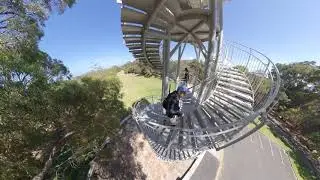 Kings Park climbing the DNA tower