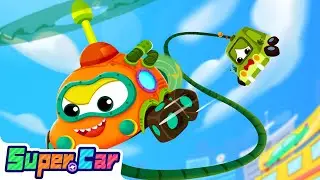 Evil Flying Car | Thrilling Flight | Kids Cartoons & Kids Songs | Super Car Cartoon - Cars World