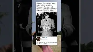 GENERAL HEISENHOWER is SHOCKED 😳 #history #shorts