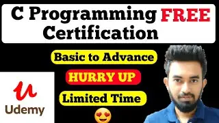 C Programming Free Certification || Limited Time || Chandan Patel