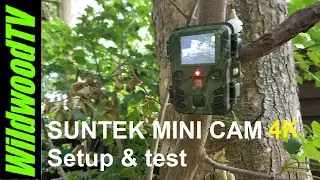 📷 Suntek 4K 24Mp Mini 301#trailcam &pound;30 &mdash; настройка и тестирование #wildlifecamera #распаковка
