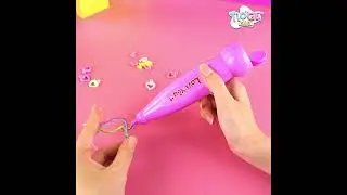 M&aacute;quina de Fazer Pulseira e Terer&ecirc; de Cabelo Infantil Fa&ccedil;a Voc&ecirc; Mesmo Mi&ccedil;angas Penteados Brinquedo