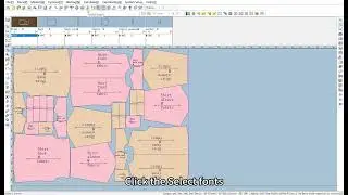 Change the grain line font size