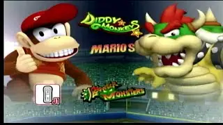 Mario Super Sluggers: Diddy Monkeys vs Bowser Monsters Gameplay HD