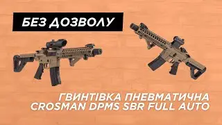 Обзор на CROSMAN DPMS SBR Full Auto
