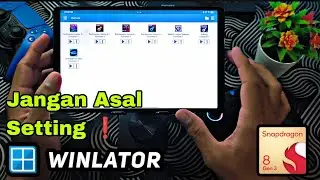 Lenovo Legion Y700 | Setting Winlator V 10 | PES 2017 Lancar 100 ℅ 