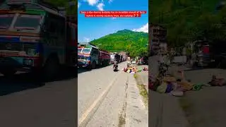 Natural hazard⚠️ #landslide #road  #vechiles #people #icchyakamanavlogs #reels #youtubeshorts #sad