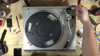 Goodwill Find Technics SL B5 Turntable Repair Part 1 - Initial Evaluation & Spindle Service